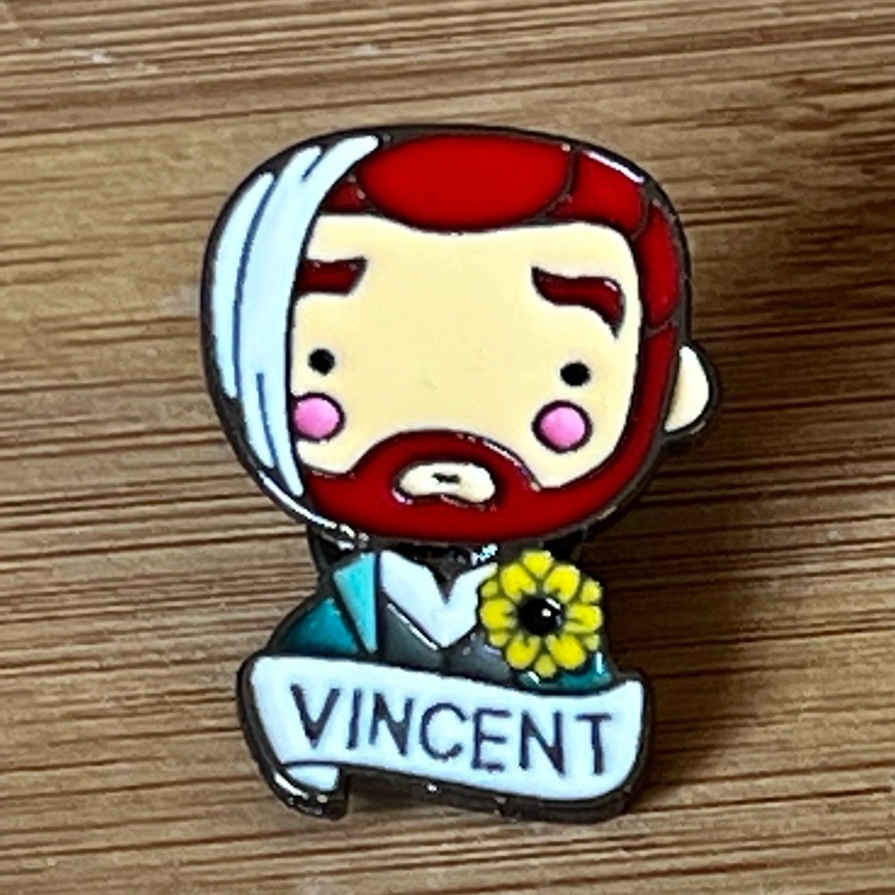 Vincent Enamel Pin